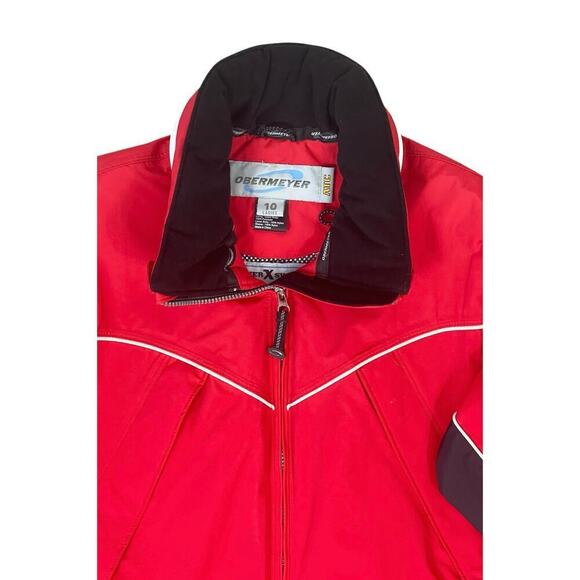 Obermeyer Dynamic Shell Jacket Red Women’s 10 Waterproof Windproof Outdoors Ski - Picture 6 of 16